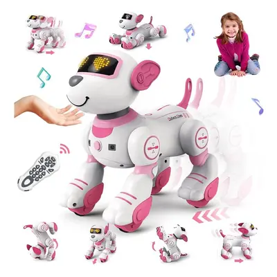 VATOS Remote Control Robot Dog Toy for Kids - Interactive Touch & Follow Functions Robot Dog, Pr