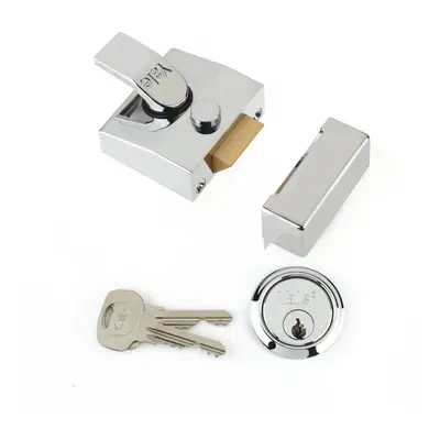 Yale Locks P85 Deadlocking Nightlatch Chrome Finish mm Visi Pack