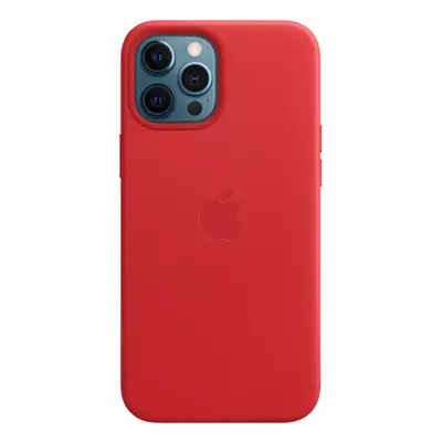 Apple iPhone Pro Max Leather Case with MagSafe - RED