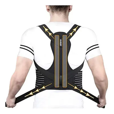 Aollop Posture Corrector for Men Women Spine Back Brace Lumbar Support with Breathable Adjustabl