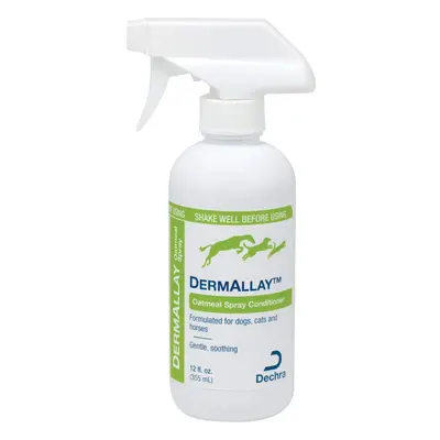 Dechra DermAllay Oatmeal Spray Conditioner for Cats and Dogs oz White