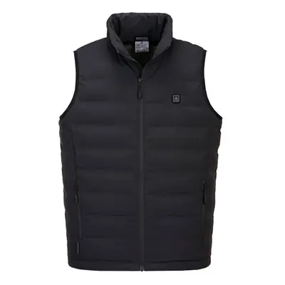 (3XL, Black) Portwest Mens Ultrasonic Tunnel Heated Gilet