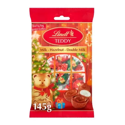 (Pack Of 8) Lindt Teddy Mini Truffles Sharing Bag 145G