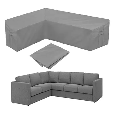 (L Shape Sofa 220x298x75x76cm) Garden Outdoor Waterproof Furniture Cover