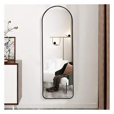 (Black) Arch Full Length Wall Mirror