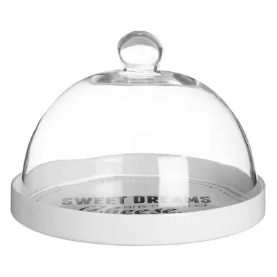 Stylish Cheese Board With Glass Dome, Durable Cheese Board For Efiicient Cooking, Convenient Sto