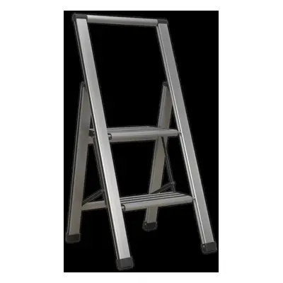 Aluminium Professional Folding Step Ladder 2-Step 150kg Capacity