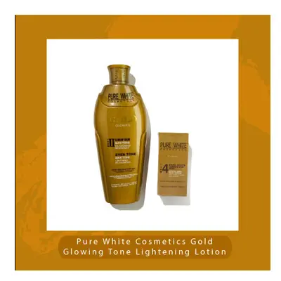 Pure White Gold Glowing Even Tone Maxi Lightening Lotion 400Ml + Serum