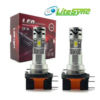 H15 LED Headlight Bulbs Kit Lumens Canbus Error Free 72w DRL