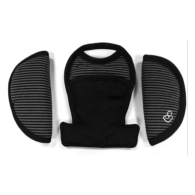 Maxi Cosi Black Raven Chest Pads (chest pads and crotch pad) Set