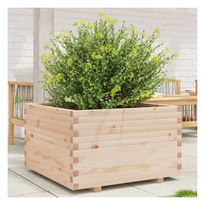 vidaXL Garden Planter Outdoor Flower Pot Patio Planter Pot Solid Wood Pine