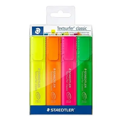 Staedtler P WP4 Textsurfer Classic Rainbow Colours Pack of