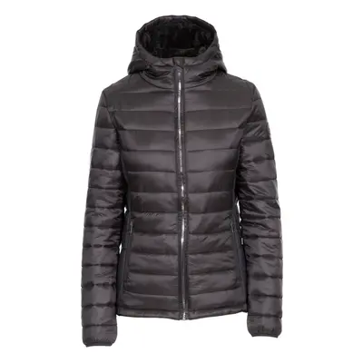 (12, Black) Trespass Womens Padded Jacket Hooded Valerie