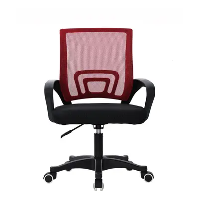 (Red ) MOF Adjustable Office Chair Ergonomic Mesh Swivel Computer Comfy Desk/Executive Work Chai