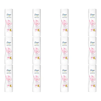 Dove glowing lotus Flower & Rice Milk body lotion 250ml (Pack of 12)