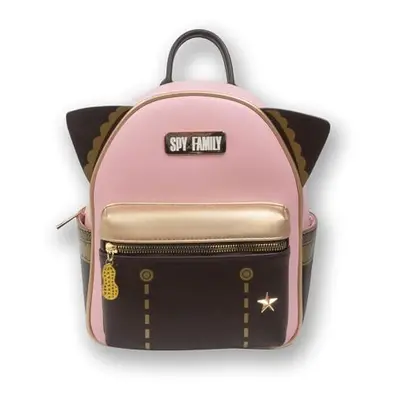 Spy x Family Anime Anya Pink PU Mini Backpack with Horns