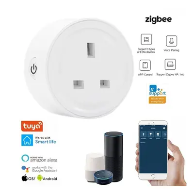 Smart Plug US Socket Mini Switch Voice Control Plug Works with Alexa Google Home