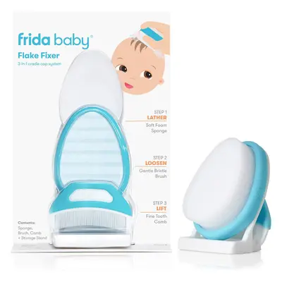 DermaFrida Flake Fixer Cradle Cap Treatment System 3-Step Cradle Cap Kit Soothes Baby's Scalp Pr