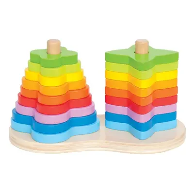 Hape Double Rainbow Stacking E0406 Pcs Age Months+ Toddler Child Toy