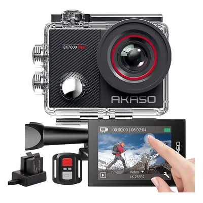 AKASO EK7000 Pro 4K Action Camera with Touch Screen EIS Adjustable View Angle 40m Waterproof Cam