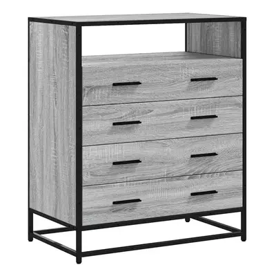 (grey sonoma) vidaXL Drawer Cabinet Sonoma Oak 70x41x70 cm Engineered Wood drawer chest