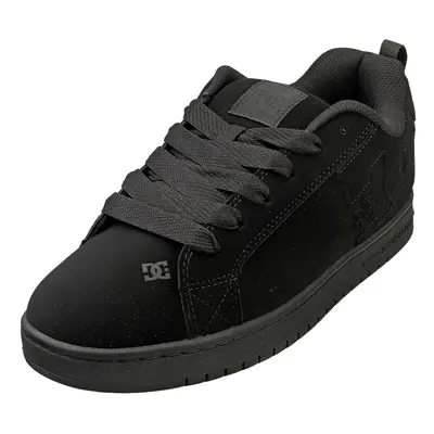 (8) DC Shoes Court Graffik Mens Skate Trainers in Black Black