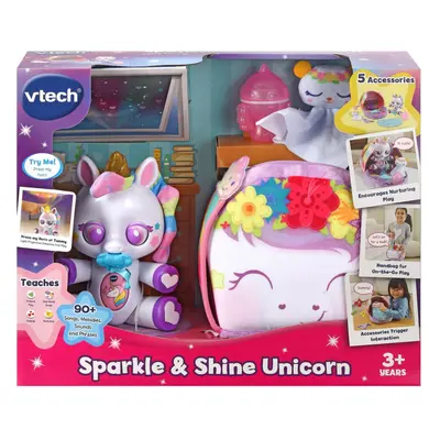 Sparkle & Shine Unicorn | Interactive Pretend Play Unicorn Toy with Music & Lights | Suitable fo