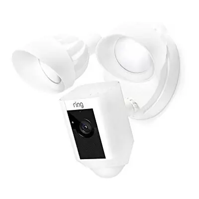 Ring Floodlight Cam HD Security Camera, White