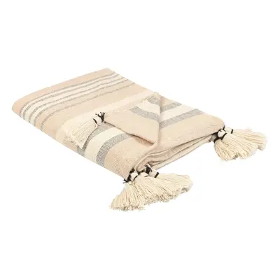 Cotton Blanket x cm Beige YARSELI