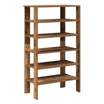 (old wood, cm) vidaXL Shoe Rack Old Wood 61x32x105 cm Engineered Wood shoe storage shoe shelf