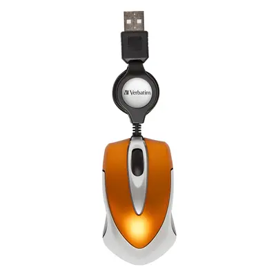 Verbatim Go Mini USB Optical 1000DPI Orange - mice (USB, Office, Wheel