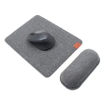 SenseAGE Mouse Mat and Wrist Support Set, Wrist Rest Mouse Pad with Non-Slip Base, Smooth and Du