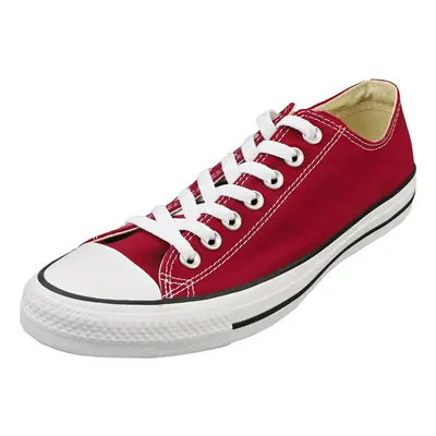 Converse All Star Ox Unisex Casual Trainers in Maroon - 11.5 UK