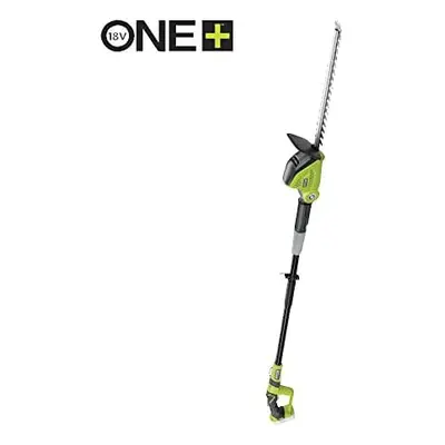 ONE+ 18V OPT1845 Cordless Pole Hedge Trimmer, 45cm Blade (Body Only), Green, Black