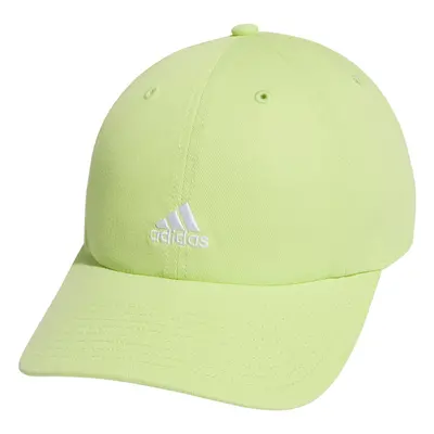 adidas Women's Saturday Relaxed Fit Adjustable Hat Pulse Lime Green/W