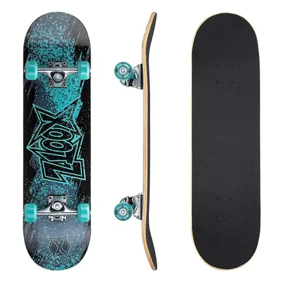 Xootz Doublekick Streak 31" Skateboard - Black/Blue