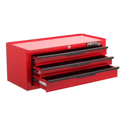 Hilka G301C3BBS - Durable 3-Drawer Tool Chest,Red