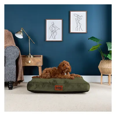 (Green, Medium) Paws for Slumber Padded Pet Bed UK Made