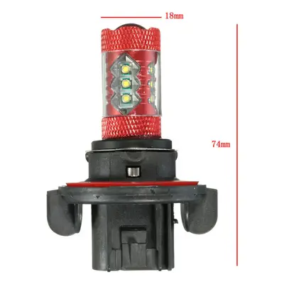 (H13) 12V Pair Motorcycle LED Fog Light Lamp Bulb White H11 H10 H7 H8 H4 9006 P13W H16 H13