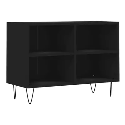 vidaXL TV Cabinet TV Unit Sideboard Media Unit TV Stand Black Engineered Wood