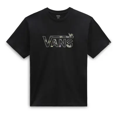 (S, Black) Vans Mens Snail Trail Crew Neck Short Sleeve T-Shirt Tee Top