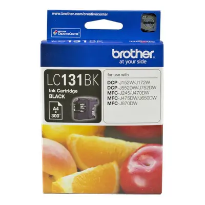 GENUINE Original Brother LC131BK Black Ink Cartridge Toner