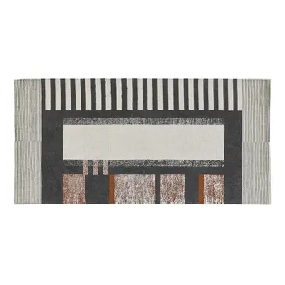 Rectangular Cotton Area Rug x cm Multicolour KAKINADA