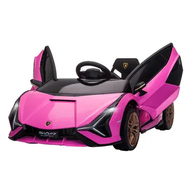 HOMCOM Lamborghini SIAN 12V Kids Electric Ride On Car Toy w/ Remote Control