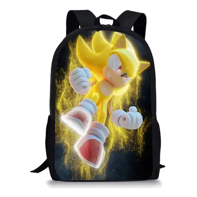 (HAZY0805007C) Sonic Print Fashion Cartoon Kids School Bag Custom Kids School Backpack