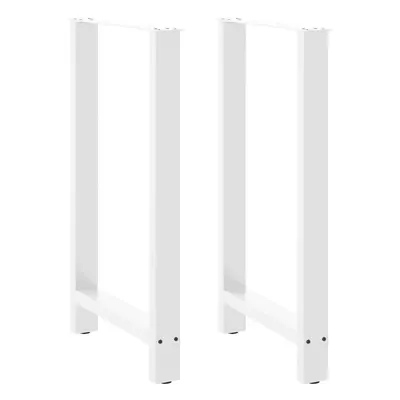 (white, x (100-101) cm/ pcs) vidaXL Coffee Table Legs Desk Legs Metal Furniture Legs Bar Stand D