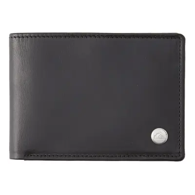 Quiksilver Trifold Leather Wallet ~ Mack black