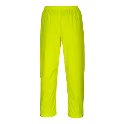 (XXL R, Yellow) Portwest Mens Classic Sealtex Trousers