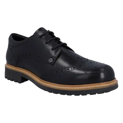 (Black, (Adults')) Hunter Cawdor Leather Men's Black Brogues Shoes