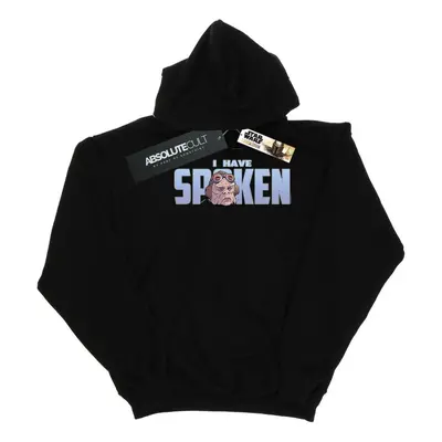 (S, Black) Star Wars Womens/Ladies The Mandalorian Kuiil I Have Spoken Hoodie